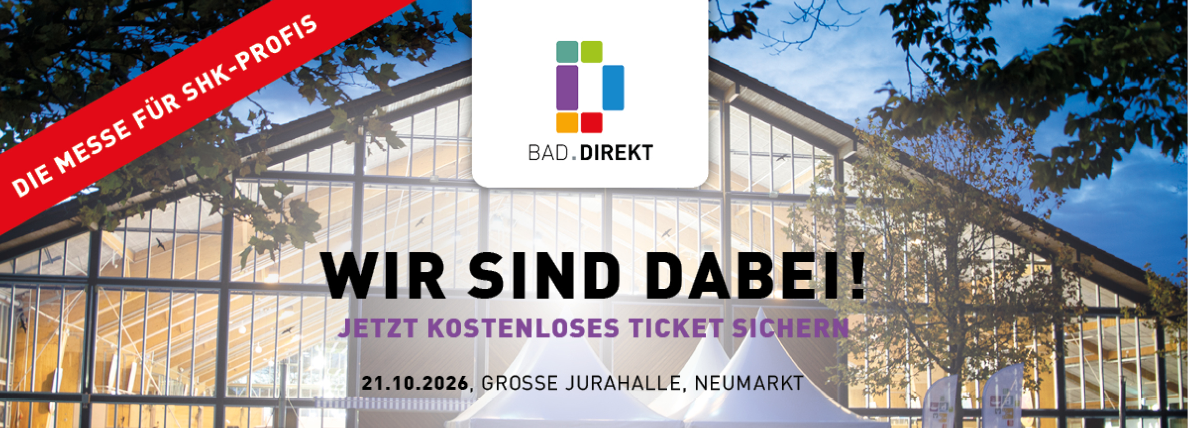 Wir sind bei der BAD DIREKT dabei!