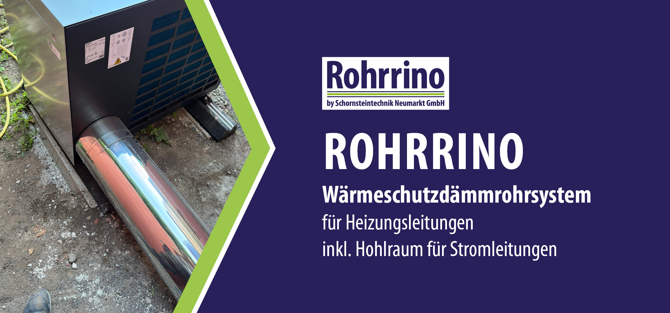 Wärmeschutzdämmrohrsystem Rohrrino