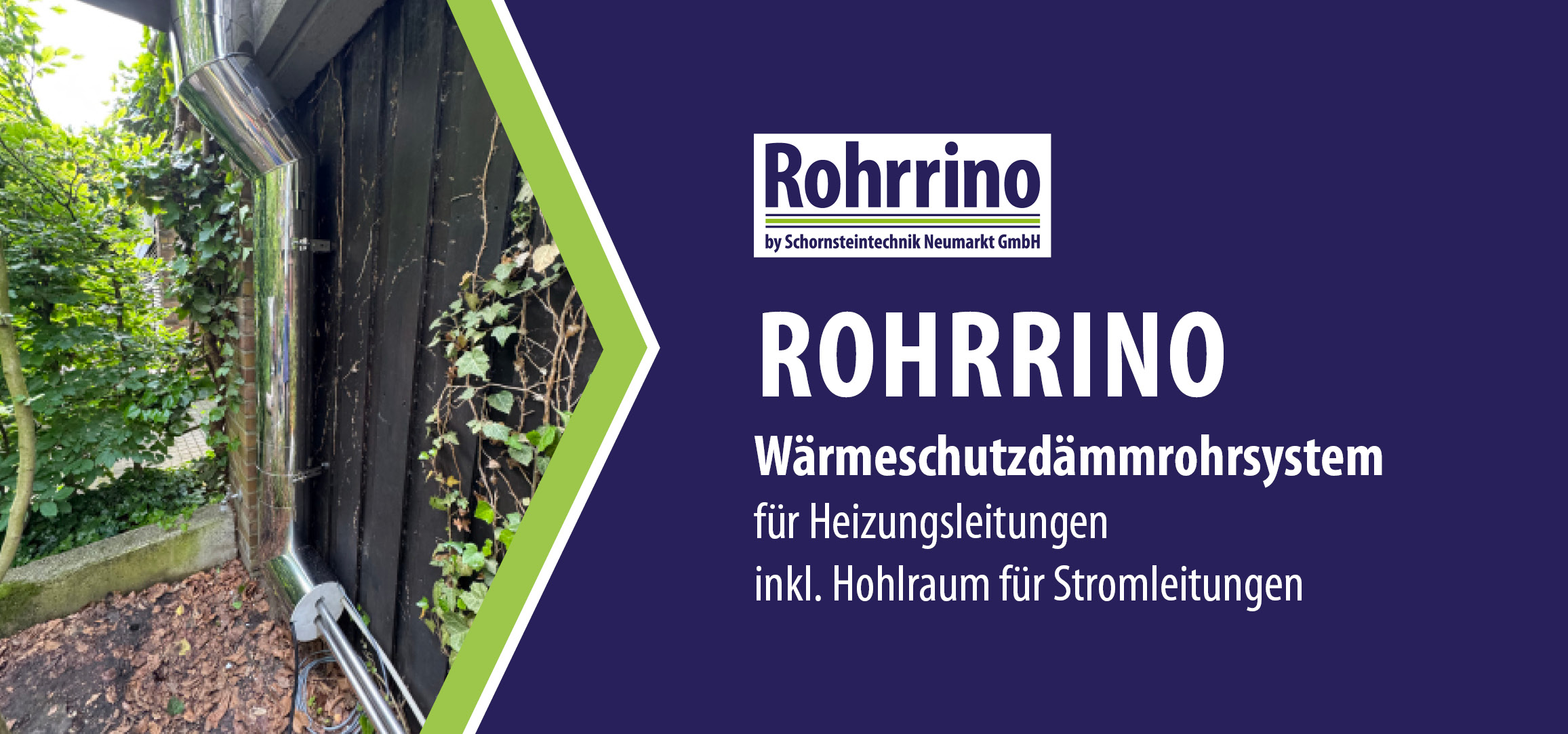 Wärmeschutzdämmrohrsystem Rohrrino